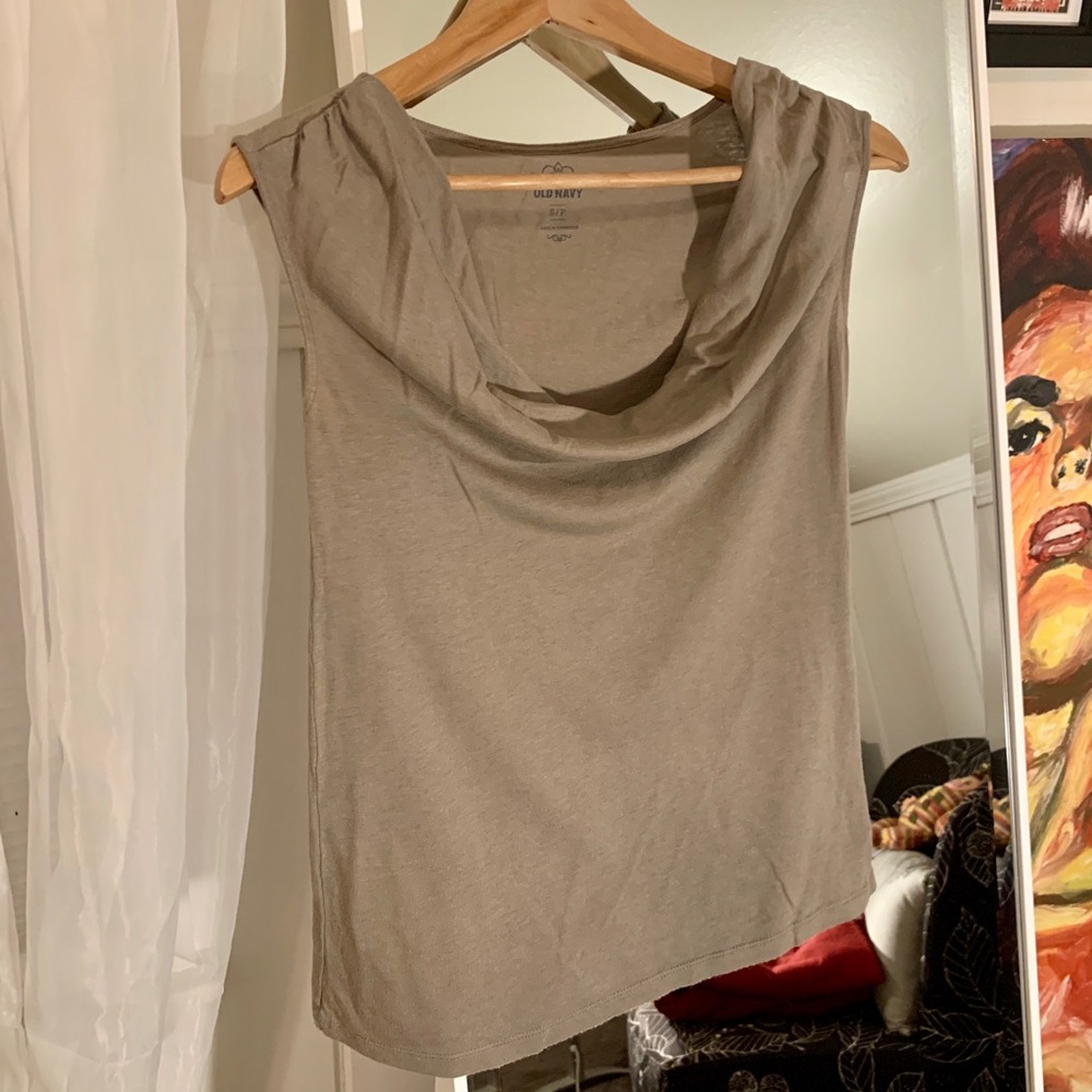 Old Navy Deep Cowl Sleeveless Tee